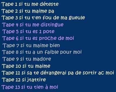 soyez franche